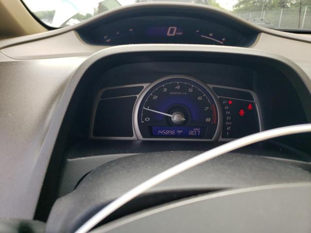 1HGFA16978L081187 - 2008 HONDA CIVIC EXL BEIGE photo 9