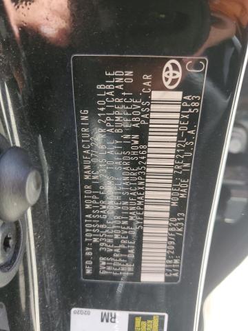 5YFEPMAEXNP352468 - 2022 TOYOTA COROLLA LE BLACK photo 13