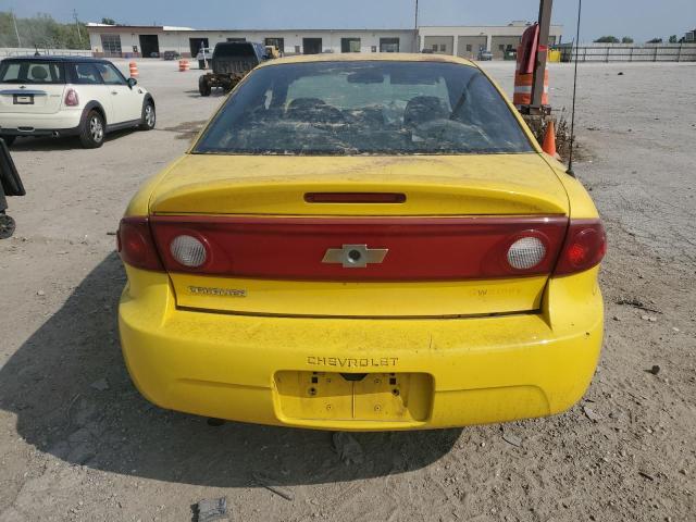 1G1JC12F347167073 - 2004 CHEVROLET CAVALIER YELLOW photo 6