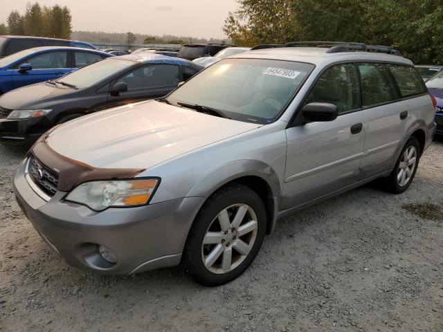 4S4BP61C677331193 - 2007 SUBARU LEGACY OUTBACK 2.5I SILVER photo 1