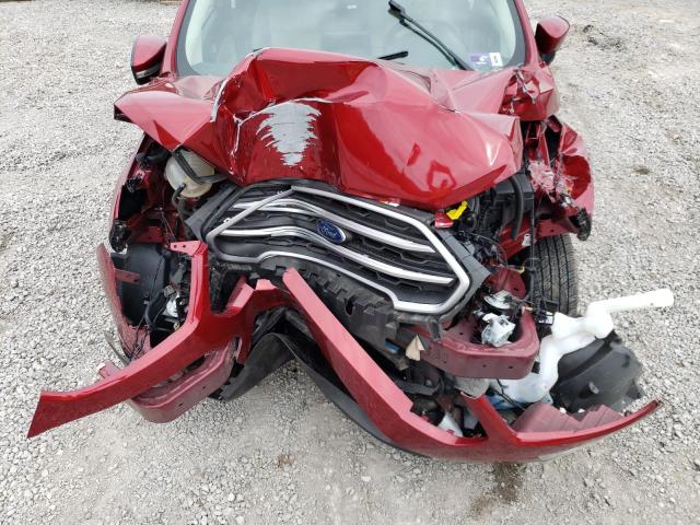 MAJ3S2GE3MC424917 - 2021 FORD ECOSPORT SE BURGUNDY photo 12