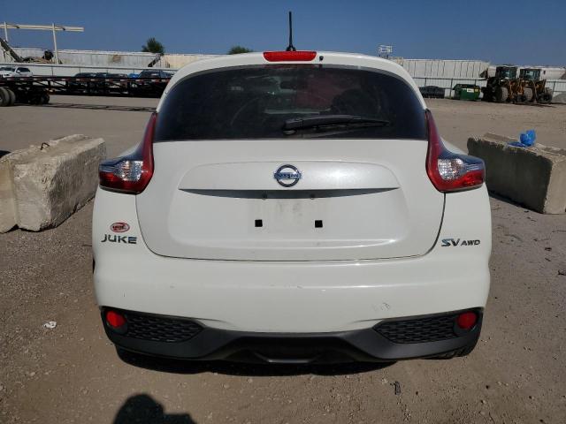 JN8AF5MV1FT552592 - 2015 NISSAN JUKE S WHITE photo 6