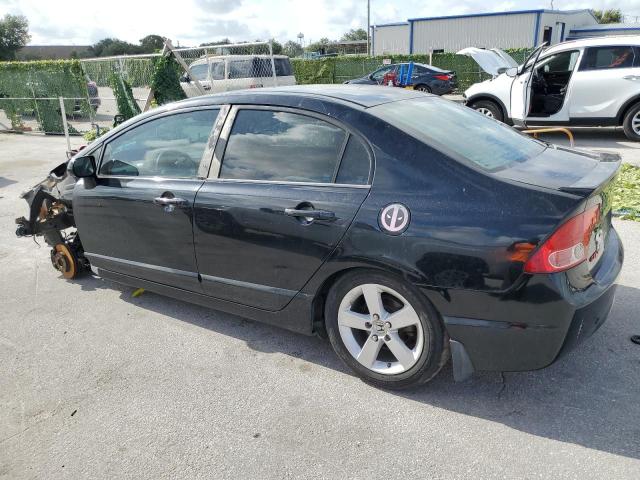 1HGFA16888L050506 - 2008 HONDA CIVIC EX BLACK photo 2