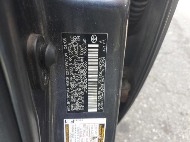 JTDBL40EX99040565 - 2009 TOYOTA COROLLA BASE 灰色 照片 12