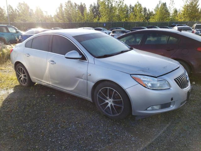 W04GR5EC8B1012926 - 2011 BUICK REGAL CXL SILVER photo 4