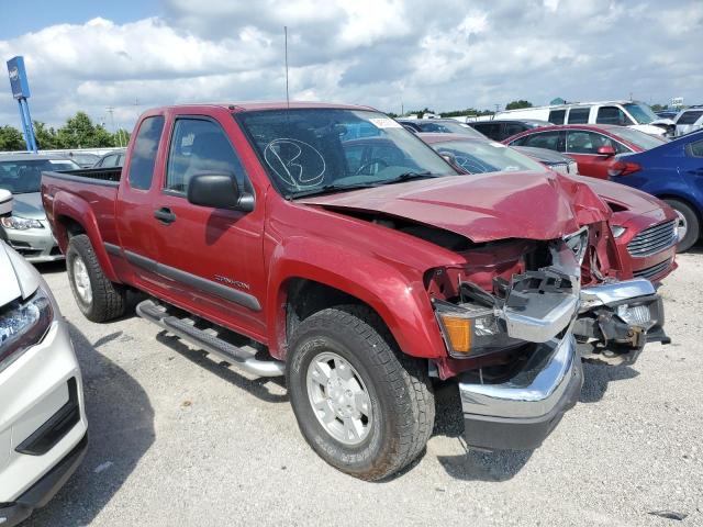 1GTDT196448106917 - 2004 GMC CANYON RED photo 4