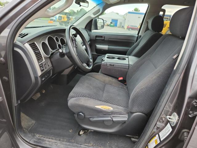 5TFUM5F10DX049473 - 2013 TOYOTA TUNDRA DOUBLE CAB SR5 GRAY photo 7