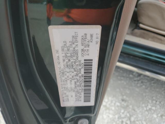 5TBRT34173S341909 - 2003 TOYOTA TUNDRA ACCESS CAB SR5 GREEN photo 12