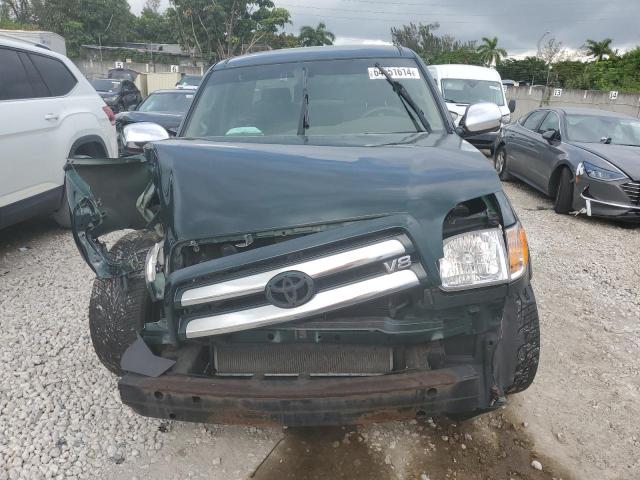 5TBRT34173S341909 - 2003 TOYOTA TUNDRA ACCESS CAB SR5 GREEN photo 5