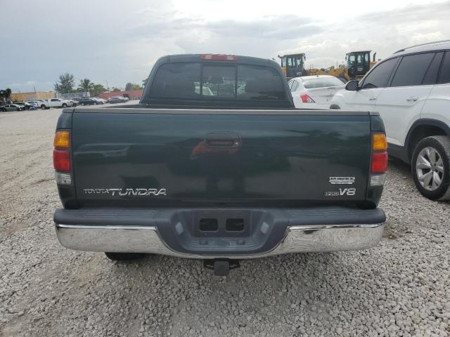 5TBRT34173S341909 - 2003 TOYOTA TUNDRA ACCESS CAB SR5 GREEN photo 6