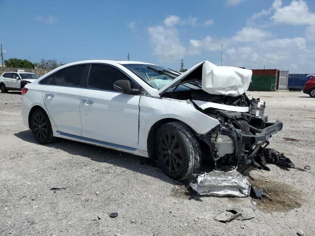 5NPE34AF6GH435576 - 2016 HYUNDAI SONATA SPORT WHITE photo 4