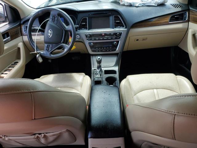 5NPE34AF6GH435576 - 2016 HYUNDAI SONATA SPORT WHITE photo 8