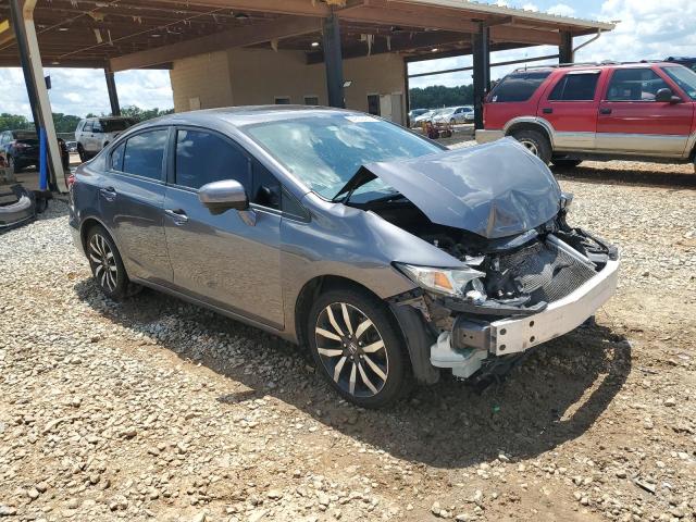 19XFB2F97FE037522 - 2015 HONDA CIVIC EXL GRAY photo 4