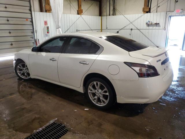 1N4AA5AP4DC829609 - 2013 NISSAN MAXIMA S WHITE photo 2