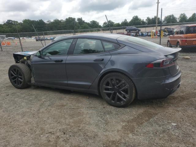 5YJSA1E62MF441533 - 2021 TESLA MODEL S GRAY photo 2