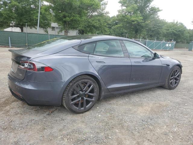 5YJSA1E62MF441533 - 2021 TESLA MODEL S GRAY photo 3