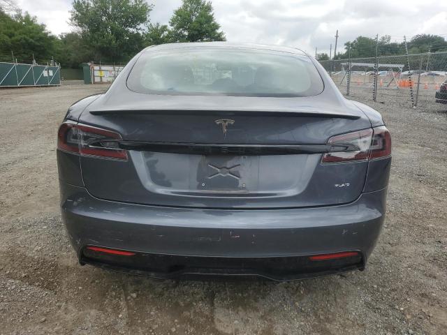 5YJSA1E62MF441533 - 2021 TESLA MODEL S GRAY photo 6