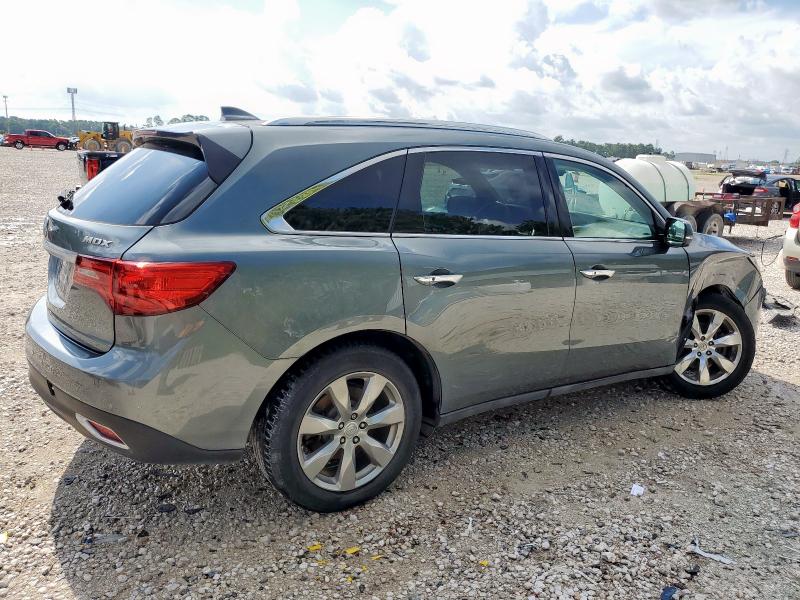 5FRYD3H8XEB012456 - 2014 ACURA MDX ADVANCE GRAY photo 3