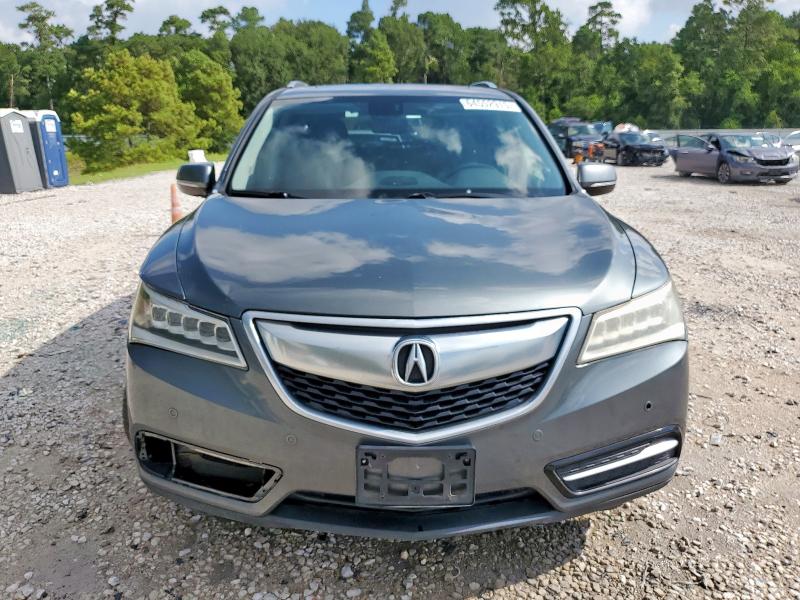 5FRYD3H8XEB012456 - 2014 ACURA MDX ADVANCE GRAY photo 5