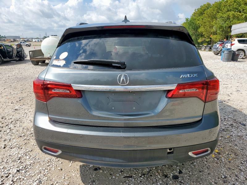 5FRYD3H8XEB012456 - 2014 ACURA MDX ADVANCE GRAY photo 6