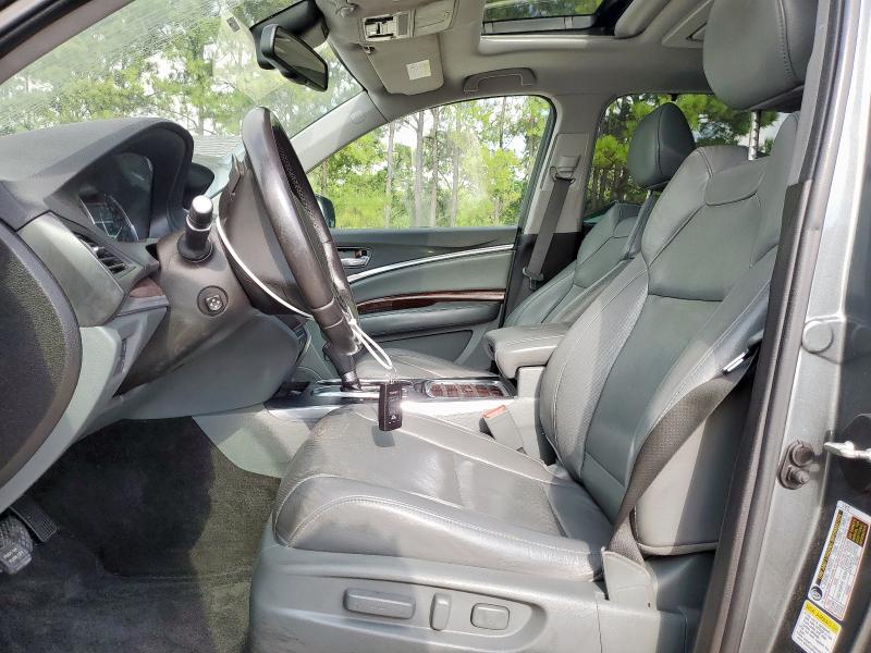 5FRYD3H8XEB012456 - 2014 ACURA MDX ADVANCE GRAY photo 7
