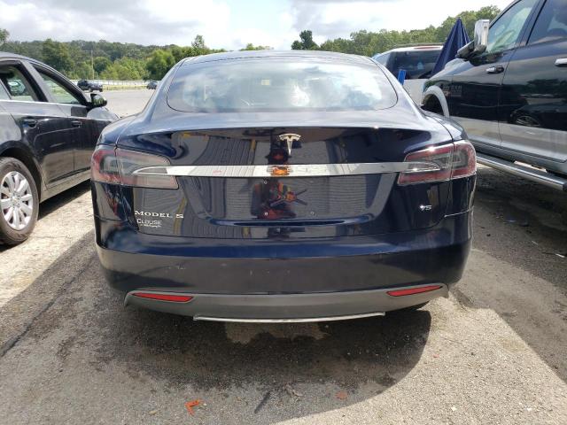 5YJSA1AGXDFP07492 - 2013 TESLA MODEL S Կապույտ լուսանկար 6