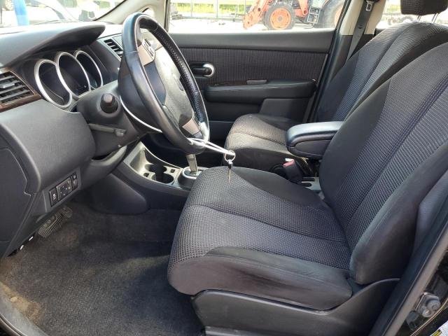 3N1BC1AP1AL369524 - 2010 NISSAN VERSA S BLACK photo 7