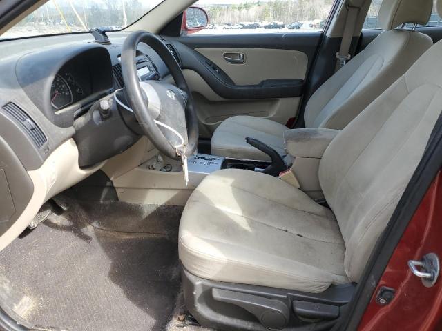 KMHDU46D18U420812 - 2008 HYUNDAI ELANTRA GLS RED photo 7