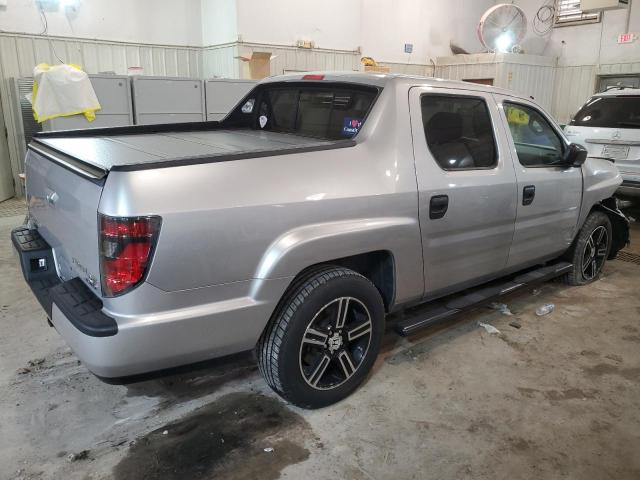 5FPYK1F78EB011965 - 2014 HONDA RIDGELINE SPORT SILVER photo 3