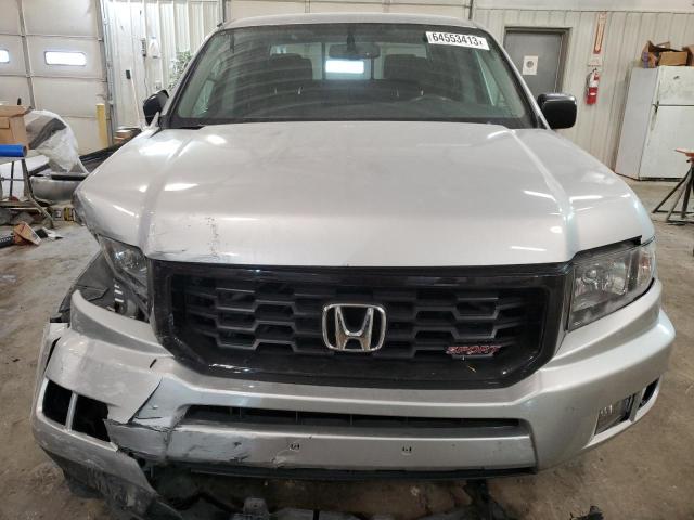 5FPYK1F78EB011965 - 2014 HONDA RIDGELINE SPORT SILVER photo 5