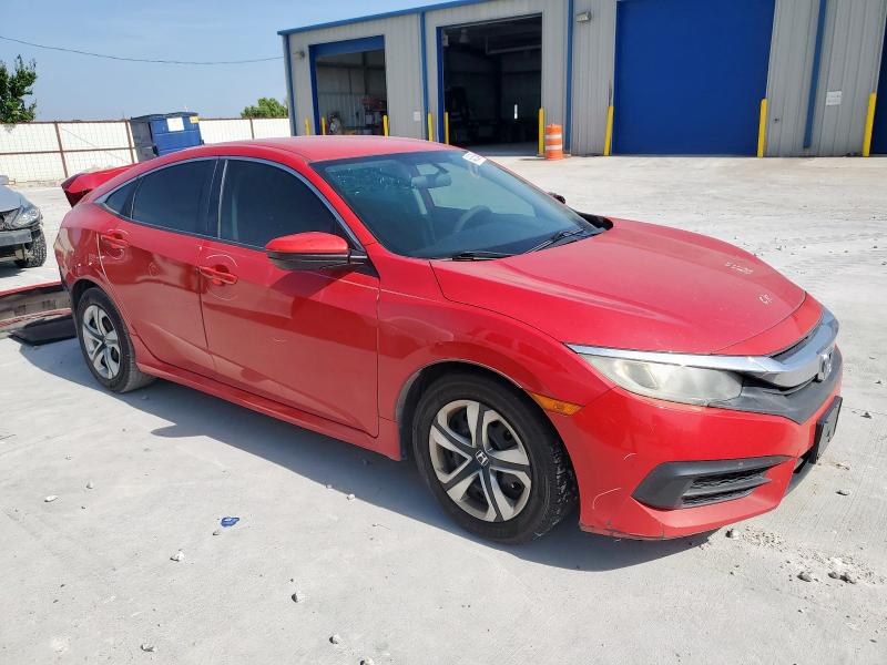 2HGFC2F54GH534738 - 2016 HONDA CIVIC LX წითელი ფოტო 4