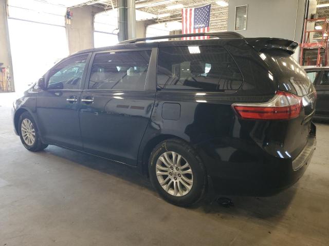 5TDYK3DC7FS620322 - 2015 TOYOTA SIENNA XLE 黑色 照片 2