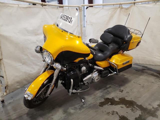 1HD1KEM11DB637647 - 2013 HARLEY-DAVIDSON FLHTK ELECTRA GLIDE ULTRA LIMITED YELLOW photo 2