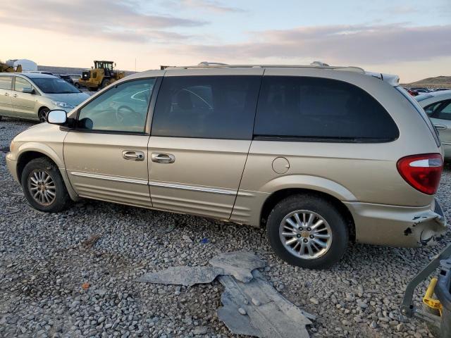 2C8GT64L71R335954 - 2001 CHRYSLER TOWN & CNT LIMITED GOLD photo 2