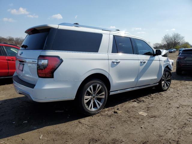 1FMJK1MT5MEA61406 - 2021 FORD EXPEDITION MAX PLATINUM WHITE photo 3