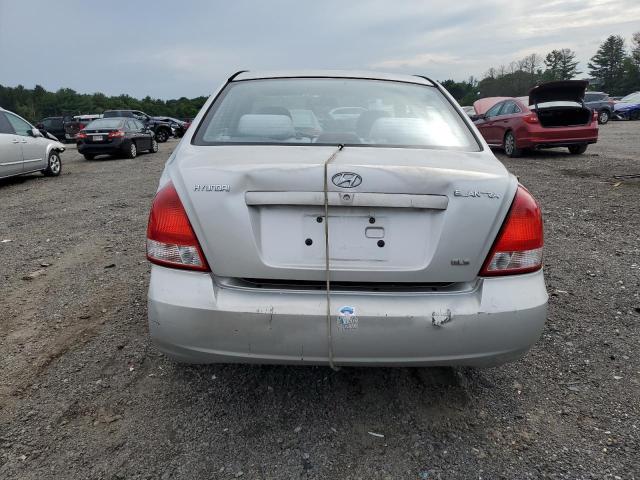 KMHDN45D33U528792 - 2003 HYUNDAI ELANTRA GLS SILVER photo 6