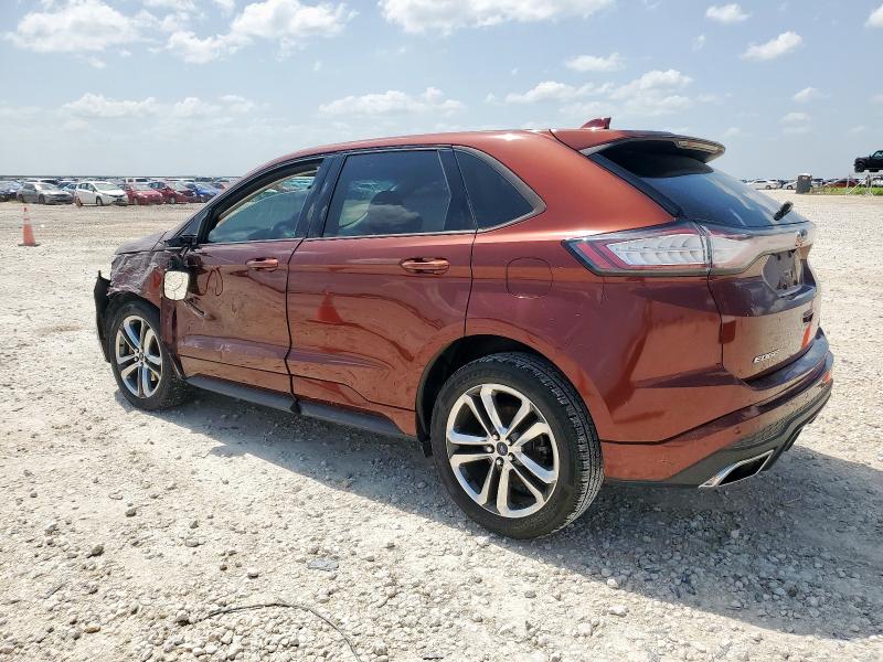 2FMTK3AP7FBB20725 - 2015 FORD EDGE SPORT MAROON photo 2