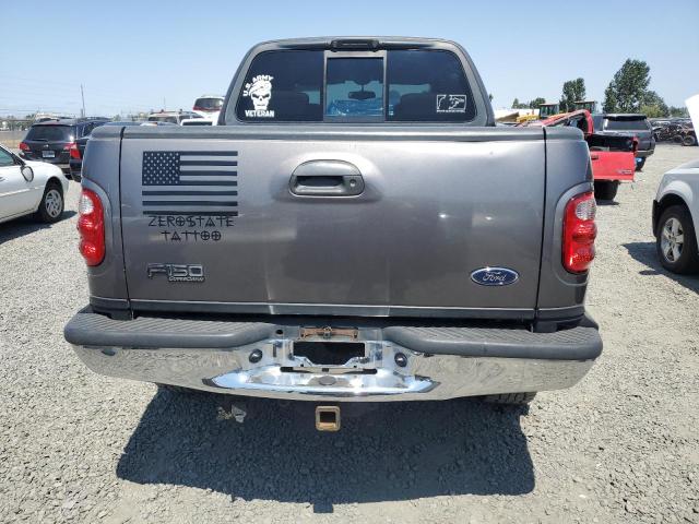 1FTRW08L83KB37491 - 2003 FORD F150 SUPERCREW GRAY photo 6