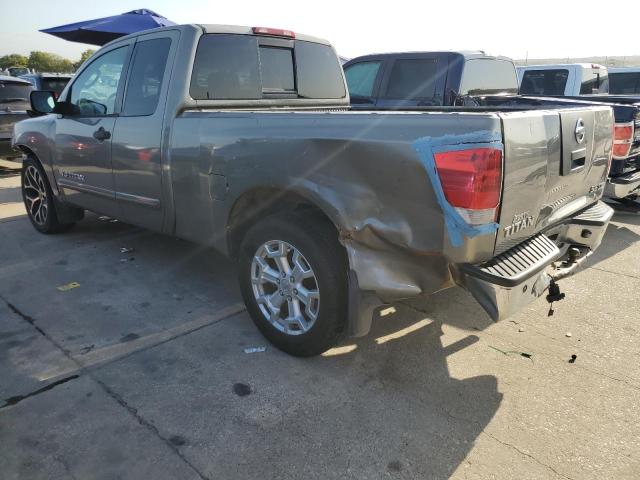 1N6AA06A08N324806 - 2008 NISSAN TITAN XE GRAY photo 2