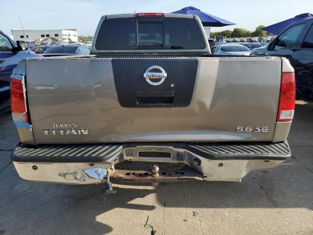 1N6AA06A08N324806 - 2008 NISSAN TITAN XE GRAY photo 6