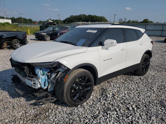 3GNKBCRS1MS542786 - 2021 CHEVROLET BLAZER 2LT WHITE photo 1