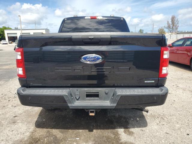 1FTEW1CP6MFC20121 - 2021 FORD F150 SUPERCREW BLACK photo 6