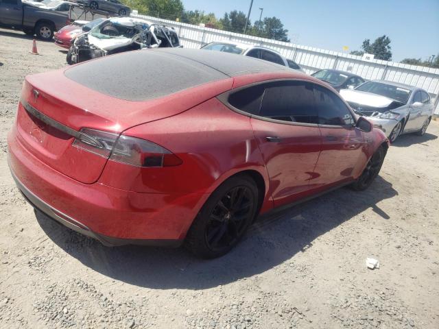 5YJSA1H14EFP67531 - 2014 TESLA MODEL S Qırmızı foto 3