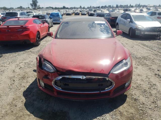 5YJSA1H14EFP67531 - 2014 TESLA MODEL S Qırmızı foto 5