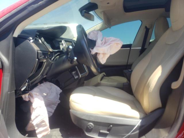 5YJSA1H14EFP67531 - 2014 TESLA MODEL S Qırmızı foto 7