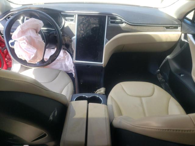 5YJSA1H14EFP67531 - 2014 TESLA MODEL S Qırmızı foto 8