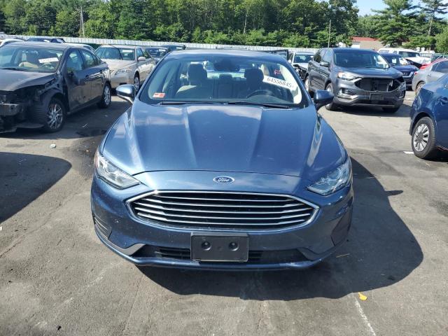 3FA6P0HD6KR275359 - 2019 FORD FUSION SE BLUE photo 5