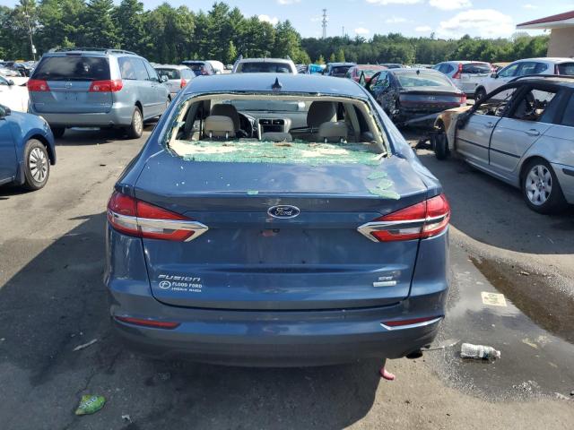 3FA6P0HD6KR275359 - 2019 FORD FUSION SE BLUE photo 6