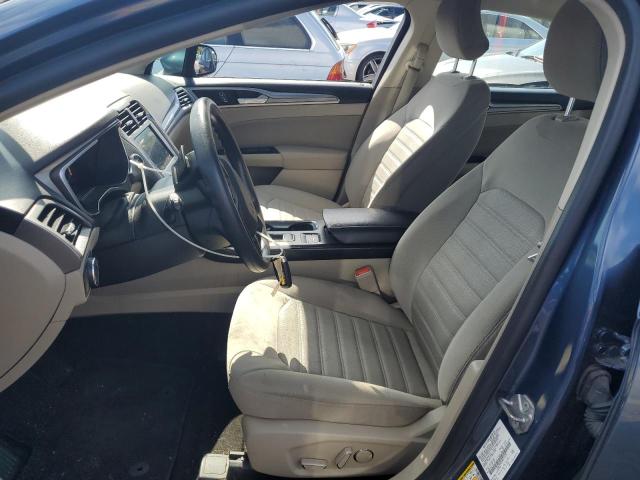 3FA6P0HD6KR275359 - 2019 FORD FUSION SE BLUE photo 7