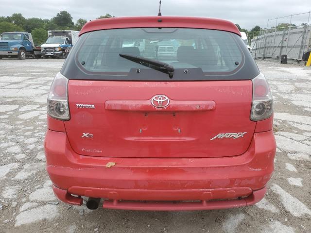 2T1KR32E35C352804 - 2005 TOYOTA COROLLA MA XR RED photo 6